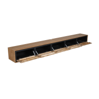 Zwevend tv-meubel RichWood 280 cm - naturel