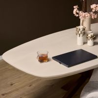 Eettafel Madison 280 cm Deens Ovaal - zand/brons