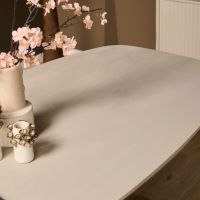 Eettafel Madison 200 cm Deens Ovaal - zand/brons