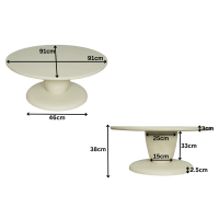 Salontafel Mabel 90 cm
