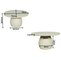Salontafel Mosi 70 cm