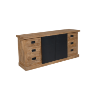 Nashville dressoir 200 cm - naturel