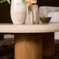 Starfurn Bijzettafel Nuvé 60 cm - naturel