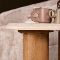 Starfurn Bijzettafel Nuvé 60 cm - naturel