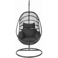 Sturdy hangstoel zwart van het woonmerk Les