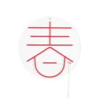 Sya neon wandlamp - lente