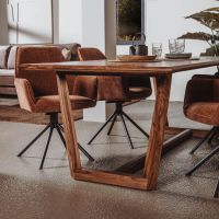 Dimaro eettafel - 200 cm - bruin