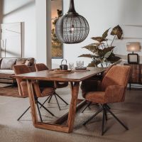 Dimaro eettafel - 200 cm - bruin