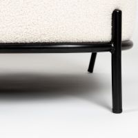 Tamara 2-zitsbank teddy - ivoor