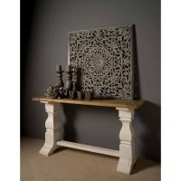 Amanda haltafel - 145 cm - wit