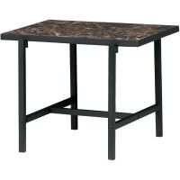 Woood Bijzettafel Turn Around Zwart 40x50x44 cm