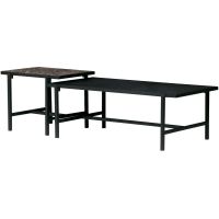 Woood Bijzettafel Turn Around Zwart 40x50x44 cm