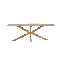 Crotone eettafel - 180 cm - naturel