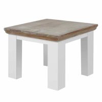 Fleur bijzettafel - 60 cm vierkant - wit