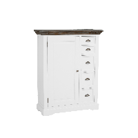 Fleur spekkast - 100 cm - wit