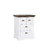 Fleur ladekast - 56 cm - wit