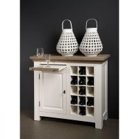 Parma wijnkast - 104 cm - wit