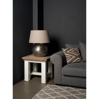 Parma bijzettafel vierkant - 60 cm - wit