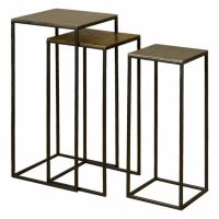 Renew Iron bijzettafel set vanaf 25 cm - brons