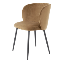 Elyna eetkamerstoel velvet van het woonmerk Light & Living