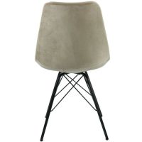 Kick Kick velvet kuipstoel - zwart onderstel