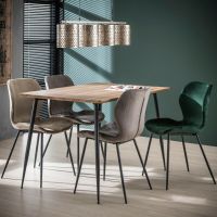 Fraaai Verona eetkamerstoel velvet groen - Outlet A