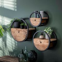 Fraaai Wandschap Hardy met Lade 30 cm - OUTLET B