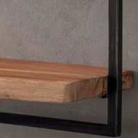 Fraaai Woody metaal wandplank 65 cm
