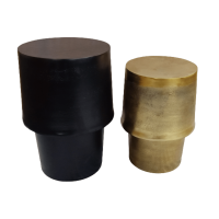 Ronde bijzettafel Kacy - ø36 cm - zwart