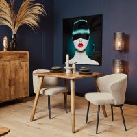 Starfurn Vierkante eettafel Omaha - 90 cm - naturel