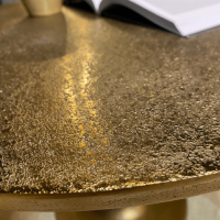 Ronde salontafel Amara - ø65 cm - antiek goud