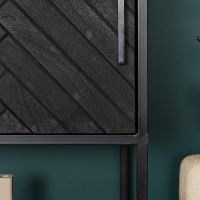 Vakkenkast New York Supreme XXL - 160 cm - zwart