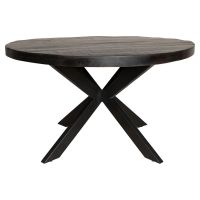 Ronde eettafel Denver - ø150 cm - zwart