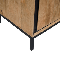 Richwood vitrinekast - mangohout - 100 cm