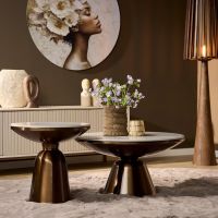 Starfurn Salontafel Alix set van 2 - brons