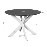Eettafel Madison ø150 cm - naturel