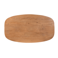 Eettafel Madison Deens ovaal 160 cm - naturel