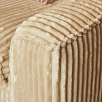 Starfurn MySofa Teddy U-bank rib - beige