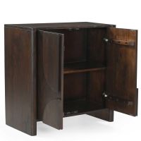 Starfurn Wandkast Zana 80 cm - donkerbruin