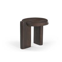 Bijzettafel Rava 50 cm - donkerbruin