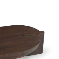 Starfurn Salontafel Rava 125 cm - donkerbruin