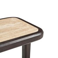 Bijzettafel Arvid rechthoek set van 2 - beige