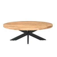 Starfurn Salontafel Dakota ovaal 130 cm - naturel