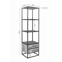 Starfurn Boekenkast Dakota 2 lades 55 cm - naturel