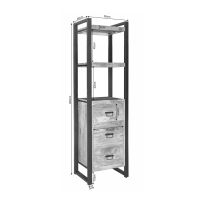 Starfurn Boekenkast Britt drie lades 55 cm - naturel