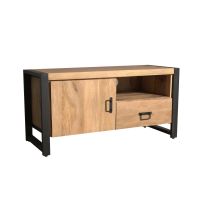 Starfurn Tv meubel Britt met deur en open vak 110 cm - naturel