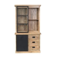 Starfurn Vitrinekast Noa 120 cm - naturel