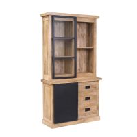 Starfurn Vitrinekast Noa 120 cm - naturel