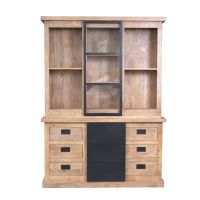 Starfurn Vitrinekast Noa 160 cm - naturel