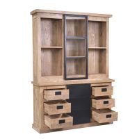 Starfurn Vitrinekast Noa 160 cm - naturel